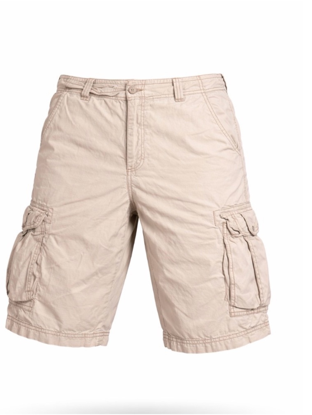 Vintage Calvin Klein Light Beige Cargo Shorts - Utility Pockets